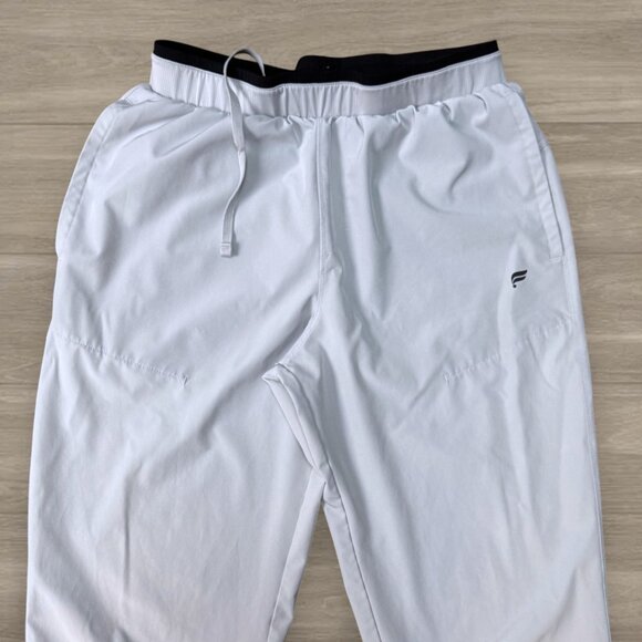 Fabletics Light Gray Performance Joggers Pants Mens Size M - Picture 2 of 3